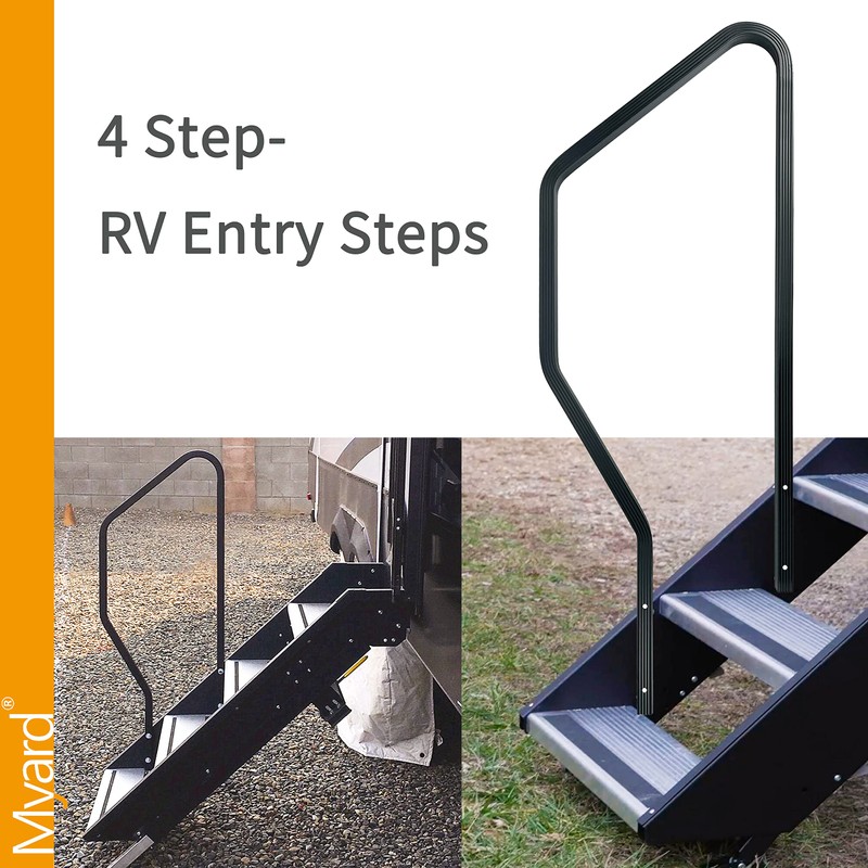 Myard RVH4 Grooved Handrail RVH4 for 4 Step Above 1st