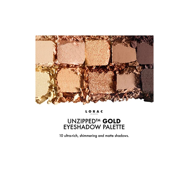 Paleta de sombras Lorac Unzipped Gold