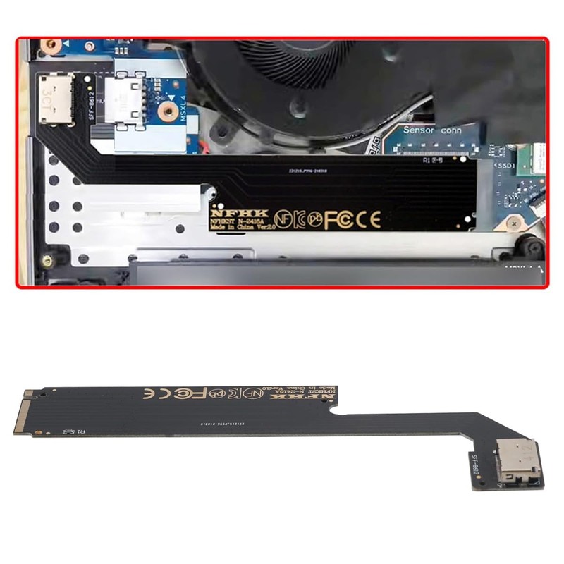 Gorise Card PCI-E 4.0 M.2 M-Key to Oculink Host Adapter
