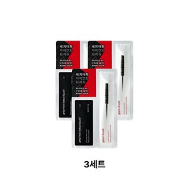 Effect Tok Tok Tok Tok Gray Hair Dye Brush 3 SET Gray Hair Dye Gray Hair Root Dye / 효과톡톡새치염색 브러시3SET 새치염색 흰머리 뿌리염색