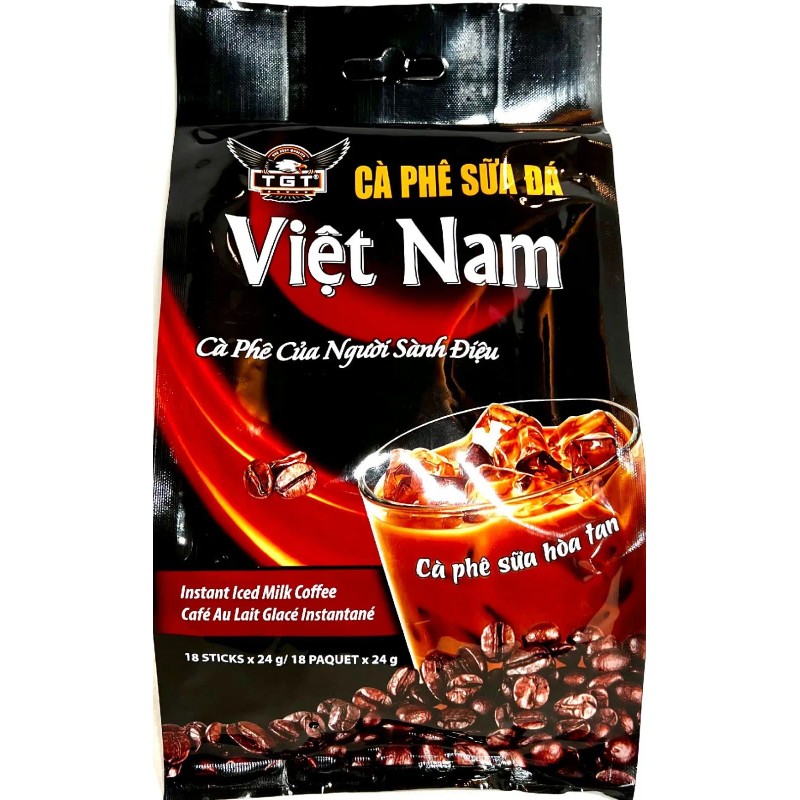 TGT Viet Nam Instant Iced Milk Coffee 18 Sticks x