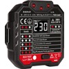 revolt Socket Tester: Socket Tester with LCD Display, RCD Test,