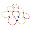 10PCS Kids Exercise Hoops Jumping Hopscotch Game Rings for Sensory