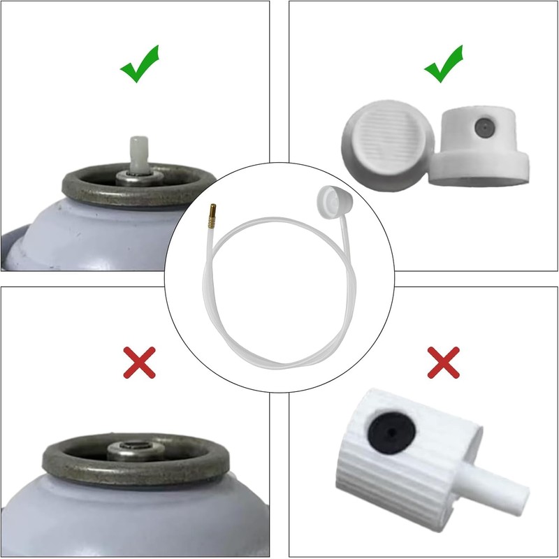 Liquid Film Nozzle Extension Hose 24" Efficient Undercoat