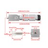 2Pcs Motorcycle Foldable Foot Pegs M8 Antislip Aluminium Alloy Universal