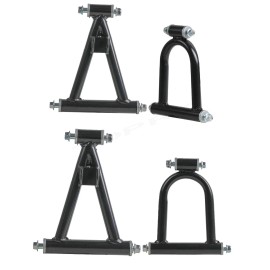 Unbranded Upper & Lower Front Swing Arm Suspension Shock Kit For ATV Quad Bike Go kart