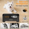 URPOWER Mess Proof Elevated Dog Bowls 4 Height Adjustable Raised