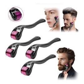 4pzs Dermaroller Facial Para Barba Titanio Produce Colágeno
