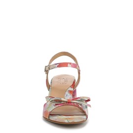 Naturalizer Women's Deandra Heeled Sandal, Sunlight Yellow Floral, 7.5