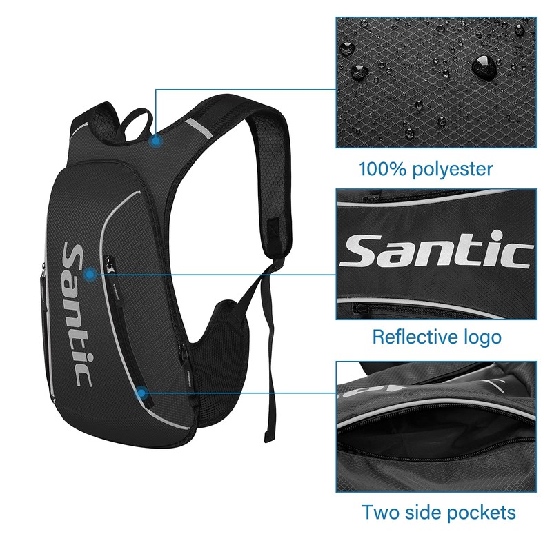 Santic Cycling Backpack 15L Cycling Bag Light Small Bike Bag