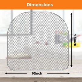 GWYXC Air Fryer Rack for Oven, 3 PCS Air Fryer Oven Accessories Dehydrator Rack Replacement Tray Cooling Racks for Chefman 6.3 Qt Air Fryer, Power XL Airfryer Pro 6QT Pro Plus 10 Quart Oven 6QT 12.5QT