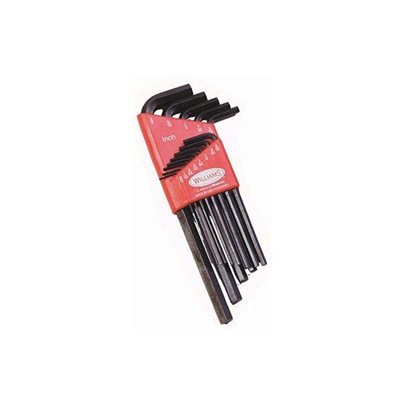 Williams 10213 Long Hex Key Set, 13-Piece