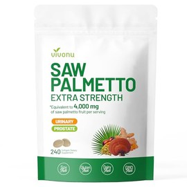 VivoNu Saw Palmetto Supplement, 300 Capsules (240p/1bag)