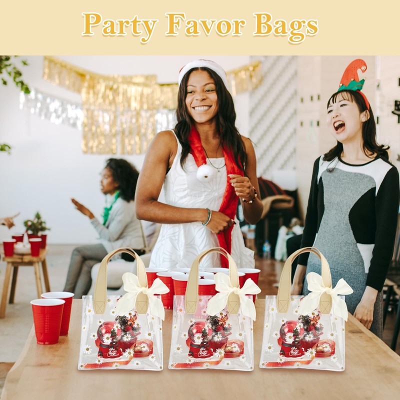 10PCS Small Gift Bags with Ribbon, 18 X 20 X