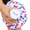 NeoTech Care Ice Bag, Screw Top Fillable, Reusable (Feathers Design,