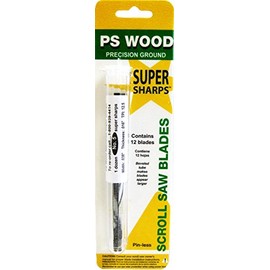 PS Wood Super Sharps - #12 Scroll Saw Blades