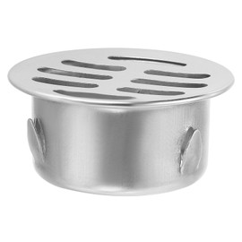 PATIKIL Gutter Guard, 2 Pack 304 Stainless Steel Downspout Strainer, Anti-Blocking Outdoor Gutter Cleaning Tool for Stops Leaves Debris, 2 Inch