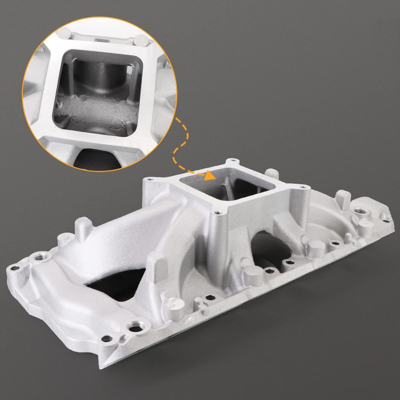 Dokili Intake Manifold Single Plane High Rise SBF for Ford