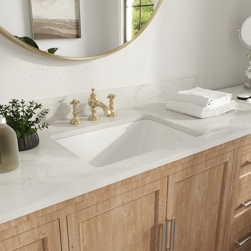 DeerValley DV-1U306 Ursa Undermount Bathroom Sink, 18'' x 13'' Vessel