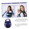 Totority Breathable Baby Carrier 4 Carrying Positions Universal Newborn Carrier