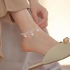 Palpitate Plane Jewelry Airplane Anklet 925 Sterling Silver Women Anklet