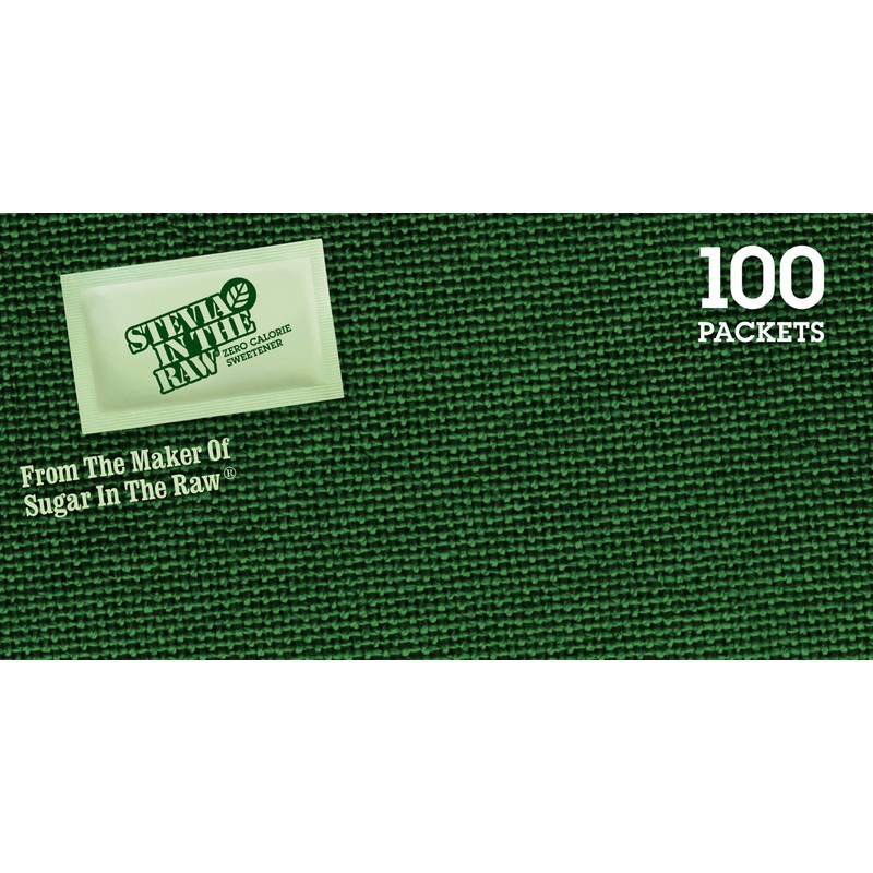 STEVIA IN THE RAW, Zero Calorie Sweetener Packets 100 Count