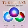Thermalright TL-S12W-S CPU Fan 120mm Case Cooler Fan ARGB, 4pin