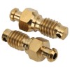 2Pcs Disc Brake Bleeder Screw Titanium Alloy M6 Rust Resistance