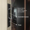betensh Pocket Door Edge Pull Brushed Nickel Push Automatic Bounce