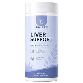 Liver Support, Daily Wellness Capsules with Milk Thistle, Turmeric Curcuminoids, Inositol & Pueraria Extract, Plant-Based Supplement, 60 Count (1)