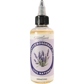 Lavender Rosemary Mint Natural Hair Oil with Vitamin E for Women & Men - 100ml - Promotes Growth, Strengthens, Repairs Split Ends - Non-Greasy Formula for All Hair Types