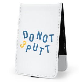 Acebirdie Leather Golf Scorecard Holder - Golf Scorecard & Yardage Book Holder Cover Universal Fit for Scorecard, Golf Accessories Fit for Most Back Pocket Golf Gifts (DO NOT 3PUTT)