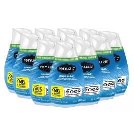 Renuzit Adjustable Gel Air Freshener Cones, Original Odor Neutralizer, Odor