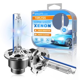 TOPLYGS D2S HID Xenon Headlight Bulbs, 8000K White Blue, 35W Replacement 85122 66240 66040 66240 Head Lights, 6800 Hours Long Lifespan, Pack of 2
