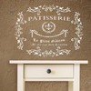 Patisserie Stencil, 26.67 x 21.59 cm (M) - Vintage French