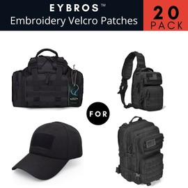 Eybros Tactical Morale Patch, 20 Bundles Set, Military Patches Funny for Backpacks, Hat, Army Equipment etc.