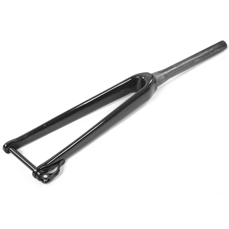 Carbon Fiber Tapered Front Hard Fork 700C Barrel Shaft Bar