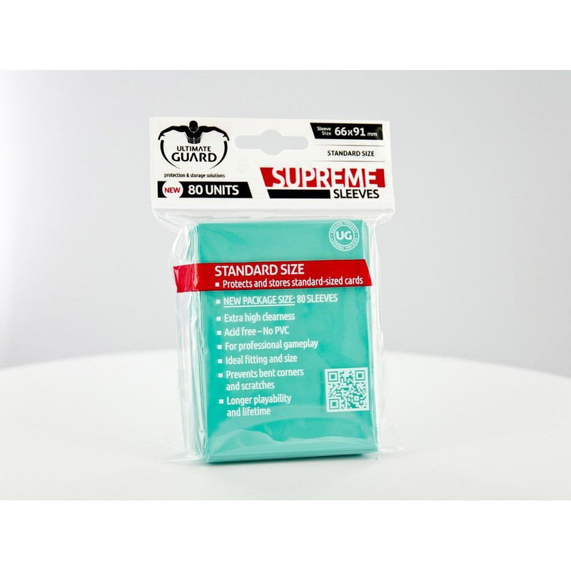 Ultimate Guard Supreme Turquoise Sleeves (80)
