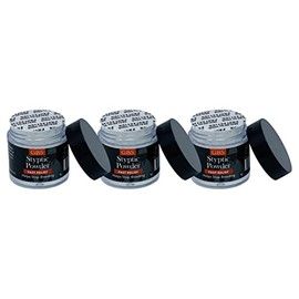 GENTS Styptic Powder .18 oz Twist off Cap and Protective Seal, Pack of 3