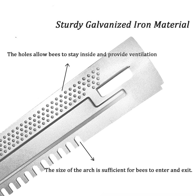 NIZEFEI Beekeeping Travel Gate 5 Pieces of Reducer Galvanized Iron