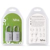 Combination Padlocks, 4 Digit Security Padlock, [2 Pack] Combination Lock