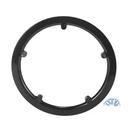 X AUTOHAUX Motorcycle Crankset Chainwheel Protector Cover Chainwheel Protective Cover 52 Teeth 10.6cm 5 Holes Black