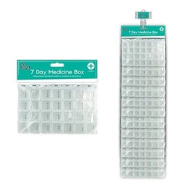 7 Day Pill Box Organizer | Weekly Medication Storage with Morning – Afternoon – Evening & Night Compartments | Travel-Friendly Pills Organizer & Easy-to-Use Plastic Pill Case