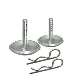 YOIASUGH 69212 Snow Plow Skid Shoe Blade Protector Skid Shoe with Round Shaft and Adjustable Pin Placement Lock Plow Skid Feet 2/Pack