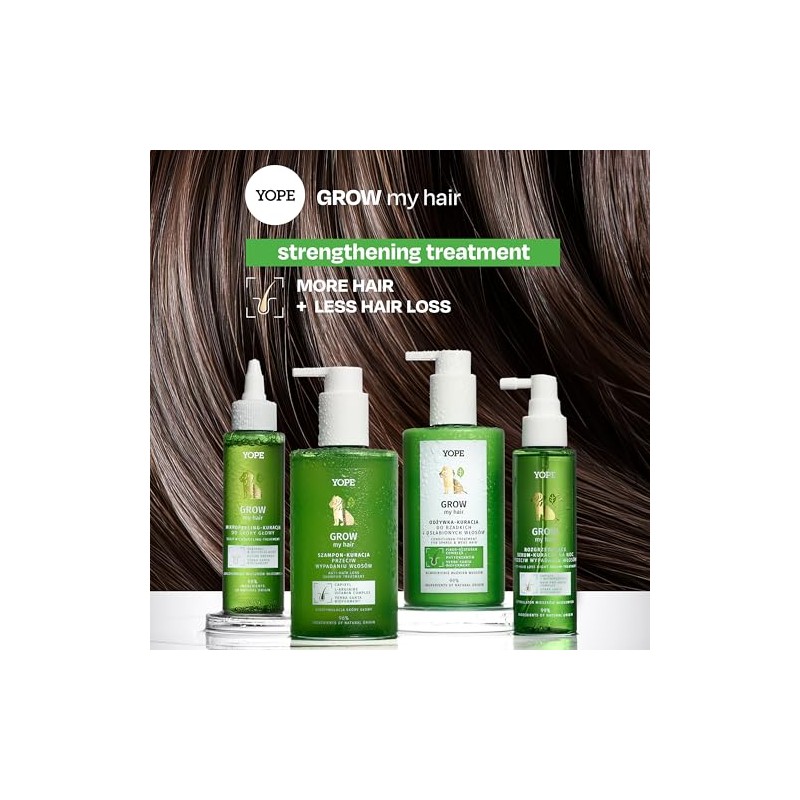 YOPE EXFOLIATING SCALP SCRUB, MICROPEELING ACID-ENZYMATIC | TARTARIC & GLYCOLIC