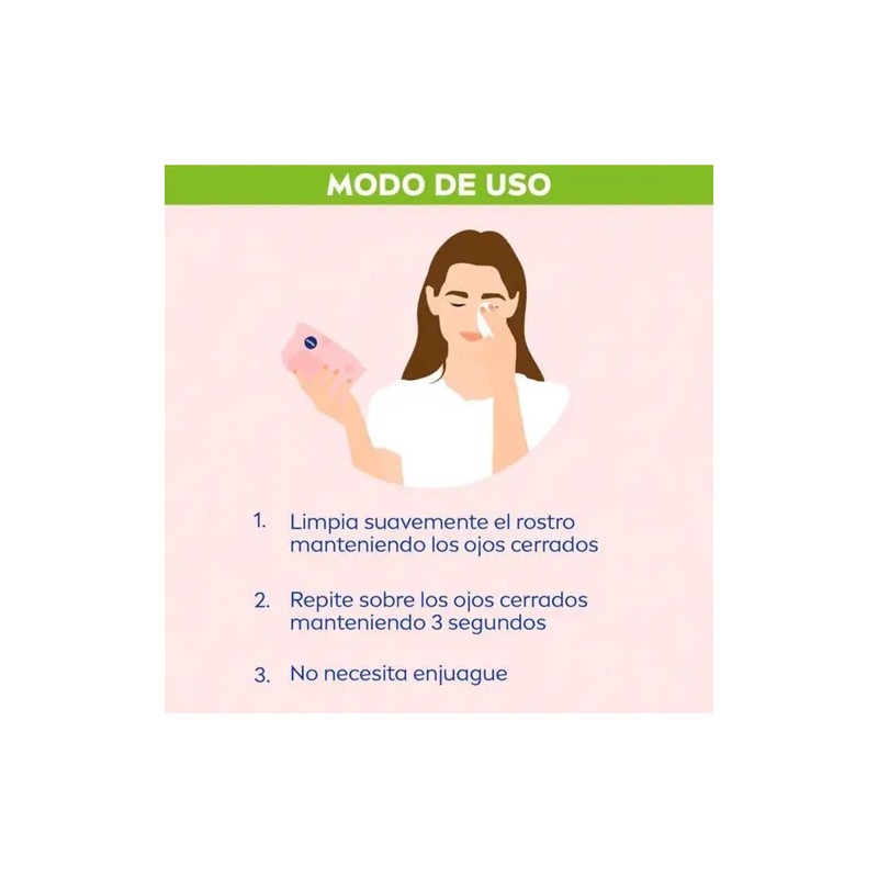 Toallitas Desmaquillantes Nivea Naturally Good 25 Piezas