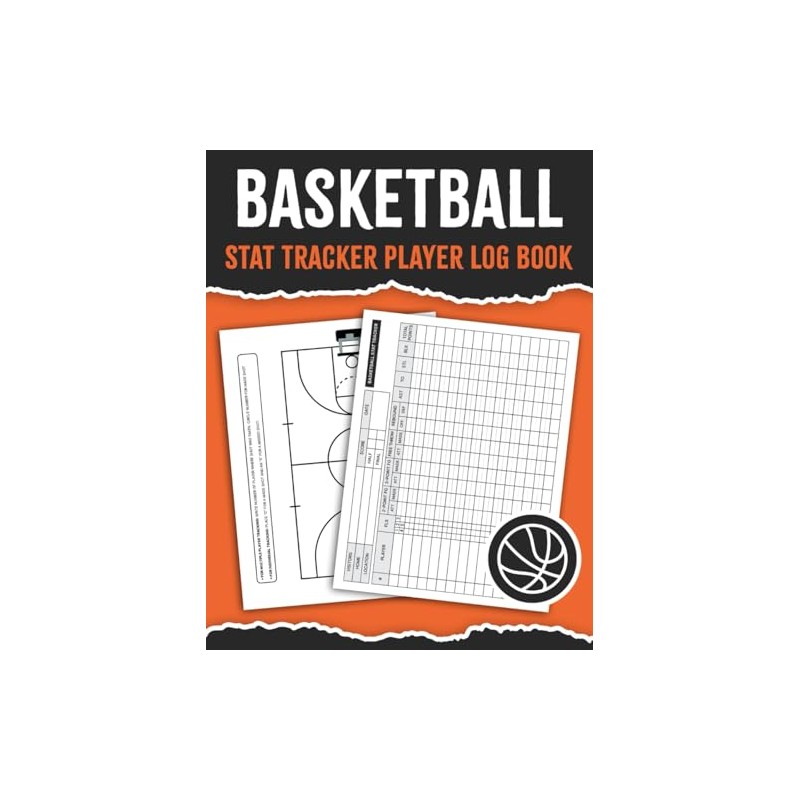 Basketball Stat Tracker Player Log Book: Basketball Game Stats Record
