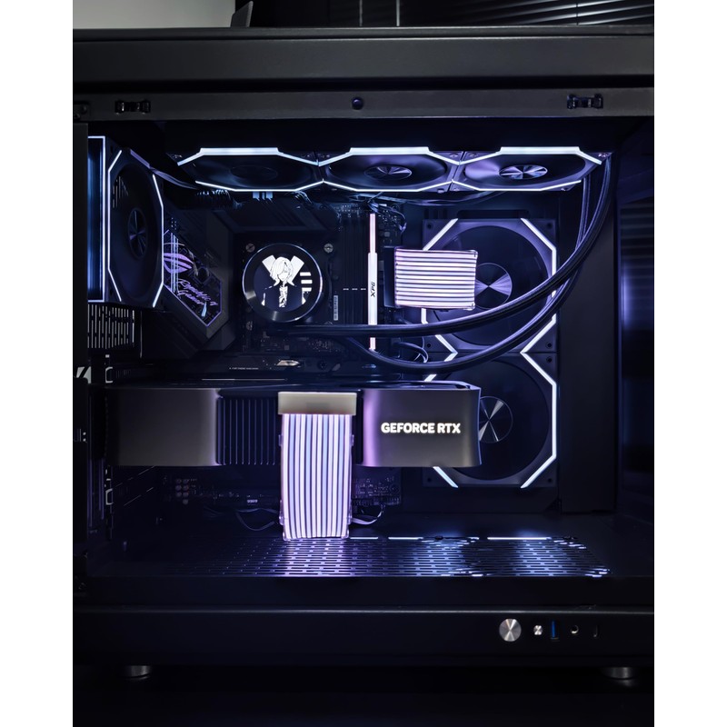 AsiaHorse PC Case Fan 120MM 3pcs Reverse Fan Blade (Intake)