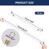 12 Inch White Bungee Cords 10 Pcs Elastic Rope Rubber