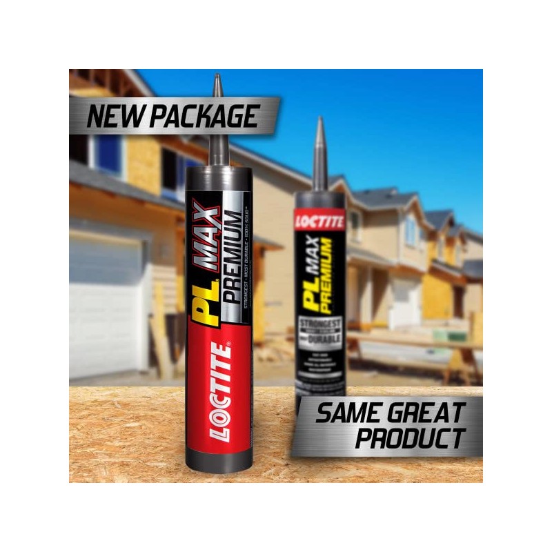 Loctite PL Premium Max Construction Adhesive, Versatile Construction Glue for